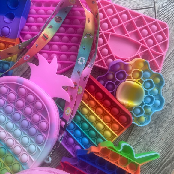 Colorful Pop It Fidget Toy Set - Picture 4 of 4